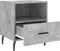 vidaXL - Nachtkastjes - 2 - st - 40x35x47,5 - cm - bewerkt - hout - betongrijs