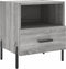 vidaXL - Nachtkastjes - 2 - st - 40x35x47,5 - cm - bewerkt - hout - grijs - sonoma - eiken