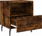 vidaXL - Nachtkastjes - 2 - st - 40x35x47,5 - cm - bewerkt - hout - gerookt - eikenkleur