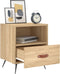 vidaXL - Nachtkastjes - 2 - st - 40x35x47,5 - cm - bewerkt - hout - sonoma - eikenkleur