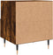 vidaXL - Nachtkastjes - 2 - st - 40x35x47,5 - cm - bewerkt - hout - gerookt - eikenkleur