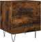 vidaXL - Nachtkastjes - 2 - st - 40x35x47,5 - cm - bewerkt - hout - gerookt - eikenkleur