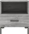 vidaXL - Nachtkastjes - 2 - st - 40x35x47,5 - cm - bewerkt - hout - grijs - sonoma - eiken