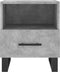 vidaXL - Nachtkastjes - 2 - st - 40x35x47,5 - cm - bewerkt - hout - betongrijs