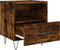 vidaXL - Nachtkastjes - 2 - st - 40x35x47,5 - cm - bewerkt - hout - gerookt - eikenkleur