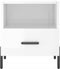 vidaXL - Nachtkastjes - 2 - st - 40x35x47,5 - cm - bewerkt - hout - hoogglans - wit