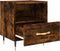 vidaXL - Nachtkastjes - 2 - st - 40x35x47,5 - cm - bewerkt - hout - gerookt - eikenkleur