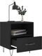 vidaXL - Nachtkastjes - 2 - st - 40x35x47,5 - cm - bewerkt - hout - zwart