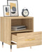 vidaXL - Nachtkastjes - 2 - st - 40x35x47,5 - cm - bewerkt - hout - sonoma - eikenkleur