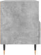 vidaXL - Nachtkastjes - 2 - st - 40x35x47,5 - cm - bewerkt - hout - betongrijs