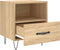 vidaXL - Nachtkastjes - 2 - st - 40x35x47,5 - cm - bewerkt - hout - sonoma - eikenkleur