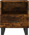 vidaXL - Nachtkastjes - 2 - st - 40x35x47,5 - cm - bewerkt - hout - gerookt - eikenkleur
