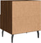 vidaXL - Nachtkastjes - 2 - st - 40x35x47,5 - cm - bewerkt - hout - bruin - eikenkleur