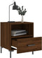 vidaXL - Nachtkastjes - 2 - st - 40x35x47,5 - cm - bewerkt - hout - bruin - eikenkleur