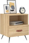vidaXL - Nachtkastjes - 2 - st - 40x35x47,5 - cm - bewerkt - hout - sonoma - eikenkleur