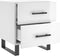vidaXL - Nachtkastjes - 2 - st - 40x35x47,5 - cm - bewerkt - hout - hoogglans - wit