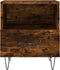 vidaXL - Nachtkastjes - 2 - st - 40x35x47,5 - cm - bewerkt - hout - gerookt - eikenkleur
