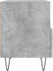 vidaXL - Nachtkastjes - 2 - st - 40x35x47,5 - cm - bewerkt - hout - betongrijs