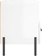 vidaXL - Nachtkastjes - 2 - st - 40x35x47,5 - cm - bewerkt - hout - hoogglans - wit