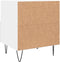vidaXL - Nachtkastjes - 2 - st - 40x35x47,5 - cm - bewerkt - hout - wit