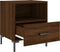 vidaXL - Nachtkastjes - 2 - st - 40x35x47,5 - cm - bewerkt - hout - bruin - eikenkleur