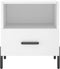 vidaXL - Nachtkastjes - 2 - st - 40x35x47,5 - cm - bewerkt - hout - wit