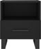 vidaXL - Nachtkastjes - 2 - st - 40x35x47,5 - cm - bewerkt - hout - zwart