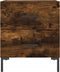 vidaXL - Nachtkastjes - 2 - st - 40x35x47,5 - cm - bewerkt - hout - gerookt - eikenkleur