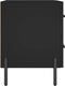 vidaXL - Nachtkastjes - 2 - st - 40x35x47,5 - cm - bewerkt - hout - zwart