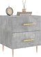 vidaXL - Nachtkastjes - 2 - st - 40x35x47,5 - cm - bewerkt - hout - betongrijs