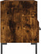 vidaXL - Nachtkastjes - 2 - st - 40x35x47,5 - cm - bewerkt - hout - gerookt - eikenkleur