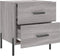 vidaXL - Nachtkastjes - 2 - st - 40x35x47,5 - cm - bewerkt - hout - grijs - sonoma - eiken