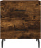 vidaXL - Nachtkastjes - 2 - st - 40x35x47,5 - cm - bewerkt - hout - gerookt - eikenkleur