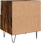 vidaXL - Nachtkastjes - 2 - st - 40x35x47,5 - cm - bewerkt - hout - gerookt - eikenkleur