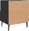 vidaXL - Nachtkastjes - 2 - st - 40x35x47,5 - cm - bewerkt - hout - zwart