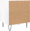 vidaXL - Nachtkastjes - 2 - st - 40x35x47,5 - cm - bewerkt - hout - hoogglans - wit