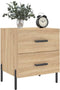 vidaXL - Nachtkastjes - 2 - st - 40x35x47,5 - cm - bewerkt - hout - sonoma - eikenkleur