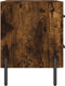 vidaXL - Nachtkastjes - 2 - st - 40x35x47,5 - cm - bewerkt - hout - gerookt - eikenkleur
