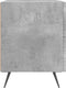 vidaXL - Nachtkastjes - 2 - st - 40x35x47,5 - cm - bewerkt - hout - betongrijs