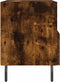 vidaXL - Nachtkastjes - 2 - st - 40x35x47,5 - cm - bewerkt - hout - gerookt - eikenkleur