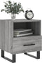 vidaXL - Nachtkastjes - 2 - st - 40x35x47,5 - cm - bewerkt - hout - grijs - sonoma - eiken