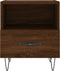 vidaXL - Nachtkastjes - 2 - st - 40x35x47,5 - cm - bewerkt - hout - bruin - eikenkleur