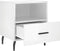 vidaXL - Nachtkastjes - 2 - st - 40x35x47,5 - cm - bewerkt - hout - hoogglans - wit