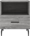 vidaXL - Nachtkastjes - 2 - st - 40x35x47,5 - cm - bewerkt - hout - grijs - sonoma - eiken