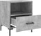 vidaXL - Nachtkastjes - 2 - st - 40x35x47,5 - cm - bewerkt - hout - betongrijs