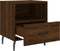 vidaXL - Nachtkastjes - 2 - st - 40x35x47,5 - cm - bewerkt - hout - bruin - eikenkleur