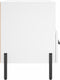 vidaXL - Nachtkastjes - 2 - st - 40x35x47,5 - cm - bewerkt - hout - wit