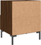 vidaXL - Nachtkastjes - 2 - st - 40x35x47,5 - cm - bewerkt - hout - bruin - eikenkleur