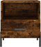vidaXL - Nachtkastjes - 2 - st - 40x35x47,5 - cm - bewerkt - hout - gerookt - eikenkleur