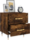 vidaXL - Nachtkastjes - 2 - st - 40x35x47,5 - cm - bewerkt - hout - gerookt - eikenkleur